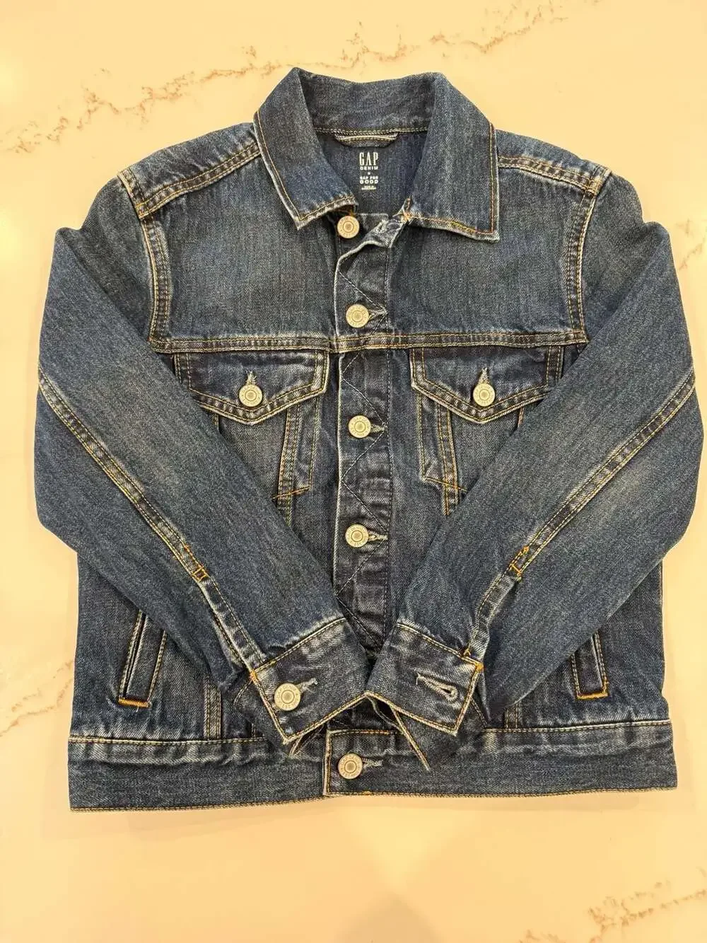 Gap Kids Denim Trucker Jacket, Size Medium (8-9)